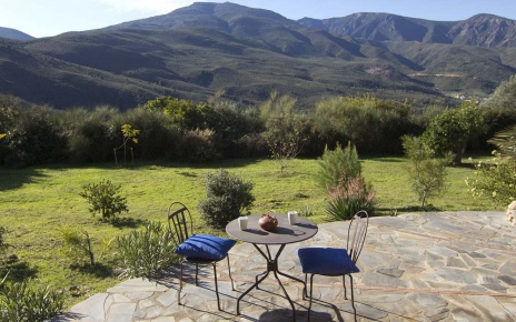 Mirando hacia la sierra de Lujar